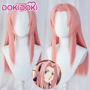 火影忍者 春野樱小樱cos假发 美人尖中分 长直发cosplay假发