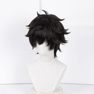头七怪谈佚名亭 离雨亭cos假发 头皮顶 特调自然黑 扣子网