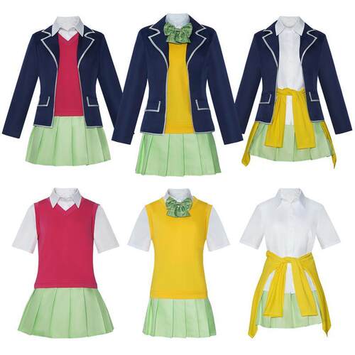 五等分的花嫁Cosplay服中野一花二乃三玖四叶五月动漫校服表演装