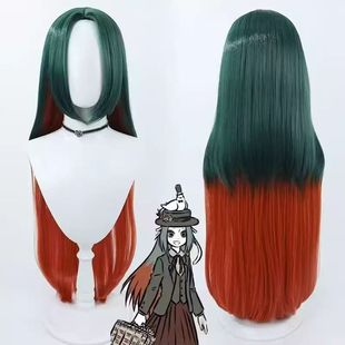 漫画非人动漫现货精卫cos假发双拼真头皮直发炎帝小女儿玫瑰网