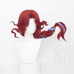 第五人格渔女垂泪的神女cos假发真头皮顶挑染长发