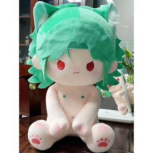 原创首发正版刺客伍六七赤牙属性40cm棉花娃娃玩偶周边公仔