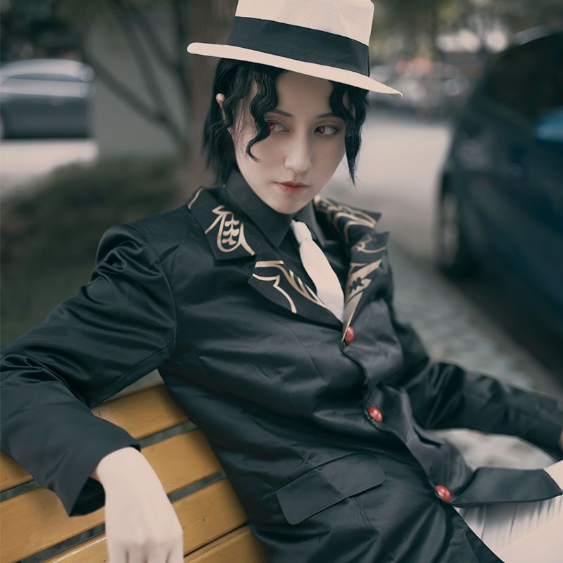 鬼灭之刃cos鬼舞辻无惨cos服女装男装西装大佬cosplay服装全套图片