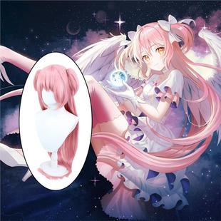 魔法少女小圆 神鹿目圆cos假发玫瑰网二次元动漫展毛娘精修造型