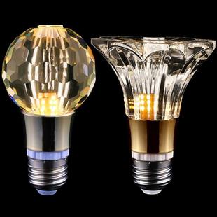 钻石水晶LED灯泡简约现代客厅餐厅卧室圆形球无主灯吊灯艺术光源