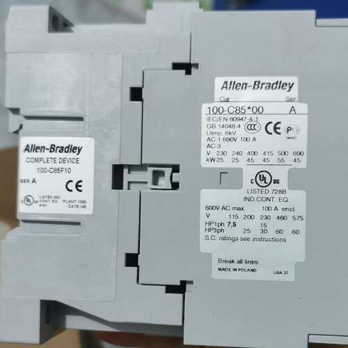 议价AB100-C85F10接触器，全新原装，外包装
