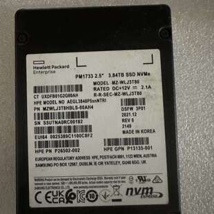 {议价}P26502-002 3.84TB PM1733 NVME