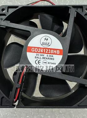 GUFF GD241238HB-P AC 24V 2A BALL BEARING 12cm 变频器散热风扇