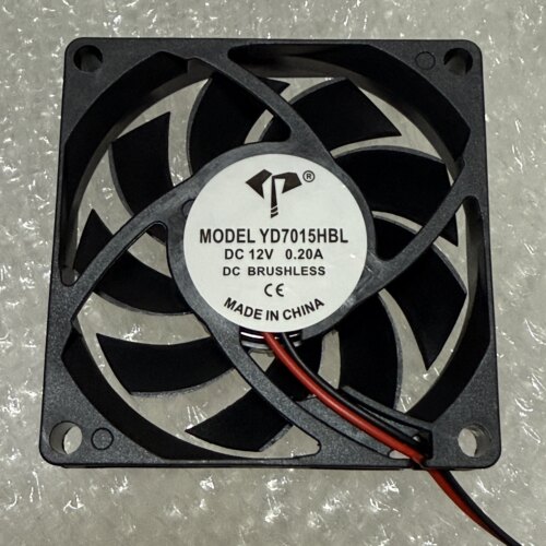 全新直流7015 7CM DC5V 12V 24V功放机变频器机箱静音散热风扇
