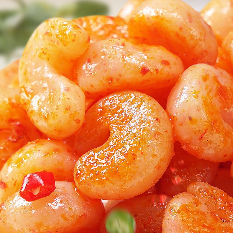 网红食品素虾仁香辣魔芋爽丝小龙虾素食麻辣条散装小零食休闲小吃