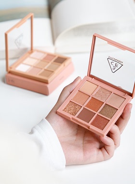 3ce三熹玉眼影盘九色芋泥盘薇薇烟紫somedef黄油盘雀斑粉九宫格盘