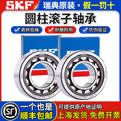 进口SKF圆柱滚子轴承NJ2204 2205 2206 2207 2208 2209 2210ECP