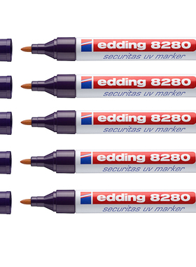 德国艾迪特殊用笔edding8280油性笔 紫外线记号笔密室逃脱道具笔