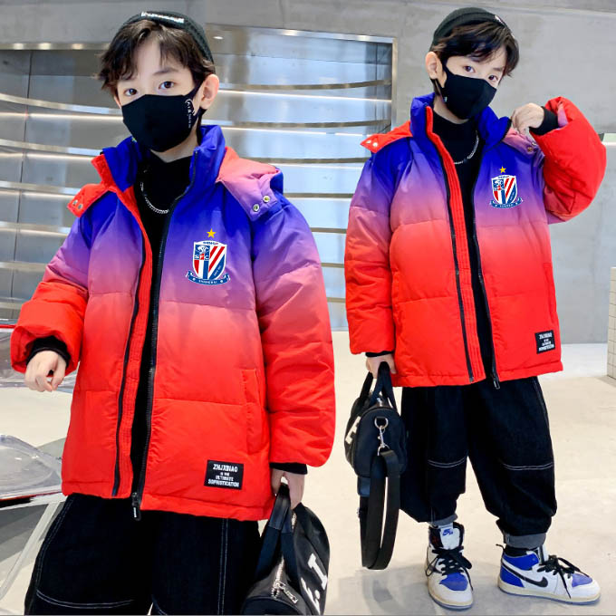 2026上海申花儿童青少年球衣棉服外套加厚新款冬款中超球迷版图片