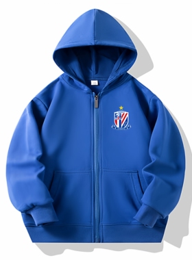 上海申花2026新款秋冬季长袖成人儿童夹克卫衣外套球衣球迷周边