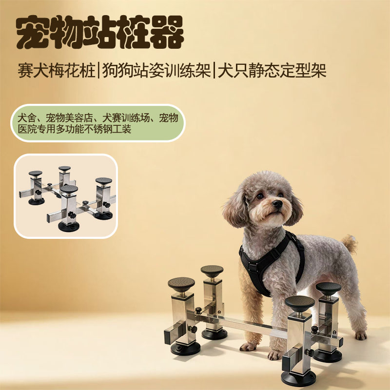 赛犬站桩器宠物狗狗站桩器美容美发宠物梅花桩站台宠物医院犬舍