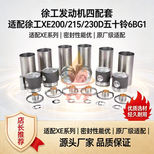 挖掘机徐工XE200/215/230D五十铃6BG1发动机四配套零组件大修配件