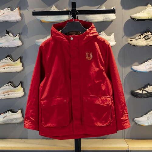 李宁运动风衣加绒保暖