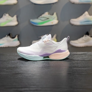 李宁儿童跑步鞋2026夏季男女大童反光减震回弹超轻运动鞋YKFW010