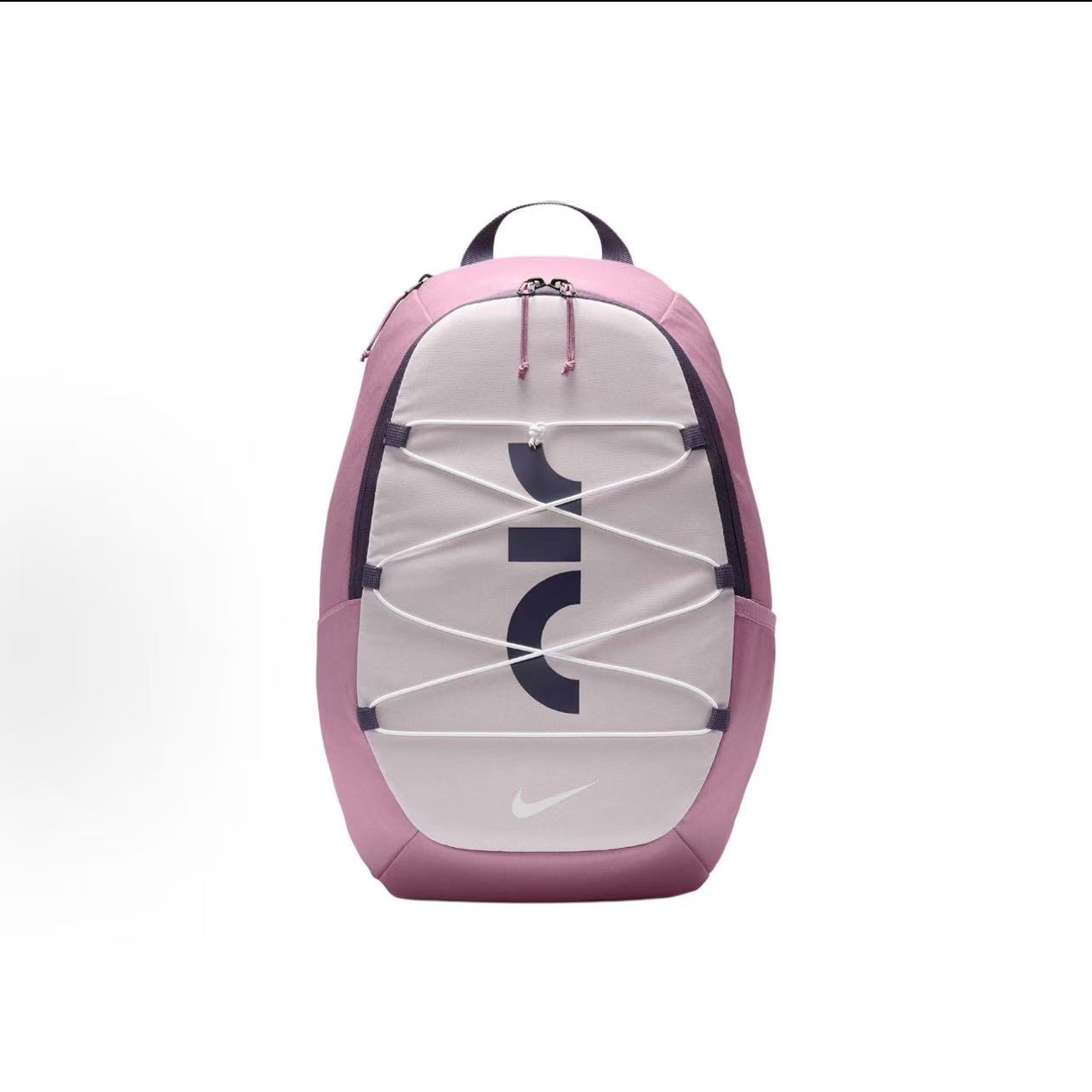 NIKE/耐克 松紧绳设计拉链开合 粉色 书包背包双肩包 DV6246-523