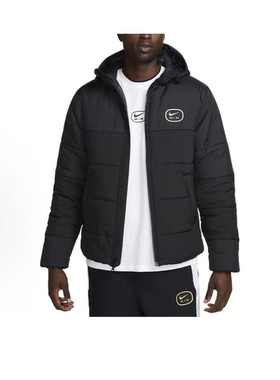 Nike/耐克 AIR舒适休闲保暖男款黑色夹克棉服  HM0198-011