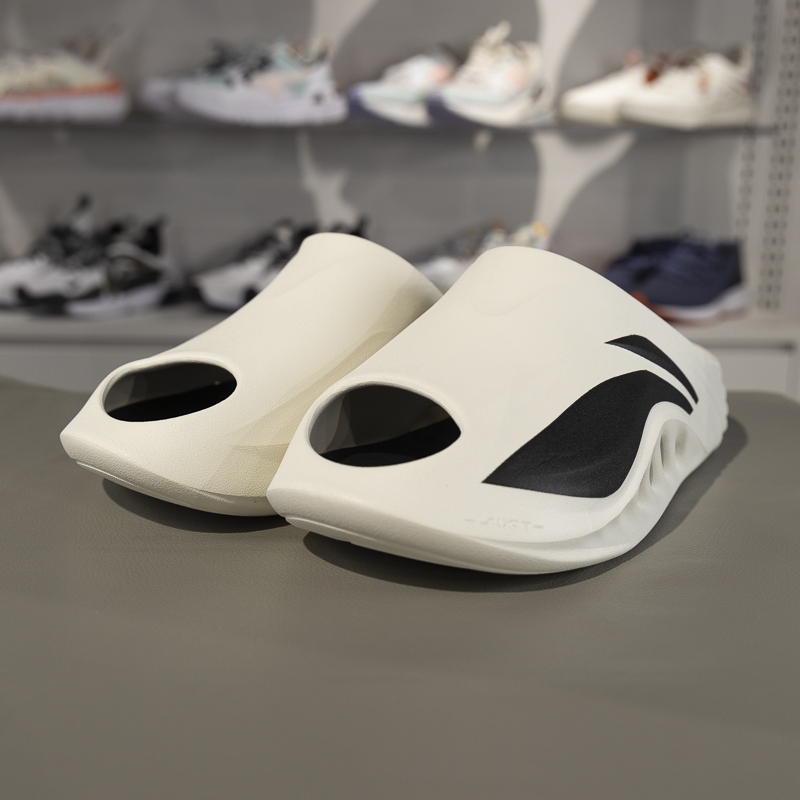 李宁SOFTSLIPPER拖鞋男女鞋2025新款休闲外穿运动沙滩鞋AGAV009