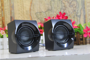 美国RCA音响无源低音炮左右小喇叭3寸喇叭适用漫步者现代奋达副机