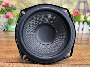 美声代工5.25寸喇叭中低音喇叭编织盆橡胶边喇叭大磁铁户外音箱用
