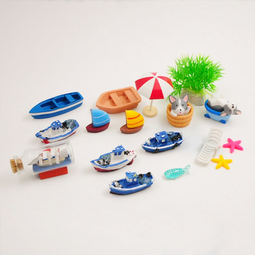 斗鱼杯公仔底石塑料水草海藻球