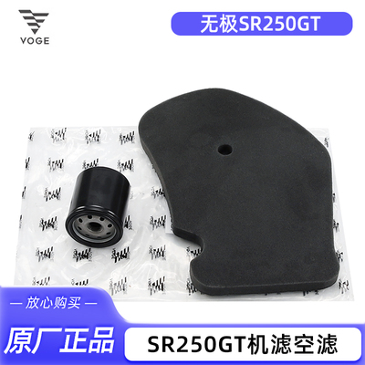 原装无极SR250GT机滤空滤隆鑫LX250T PRO PLAY机油滤芯空气滤清器