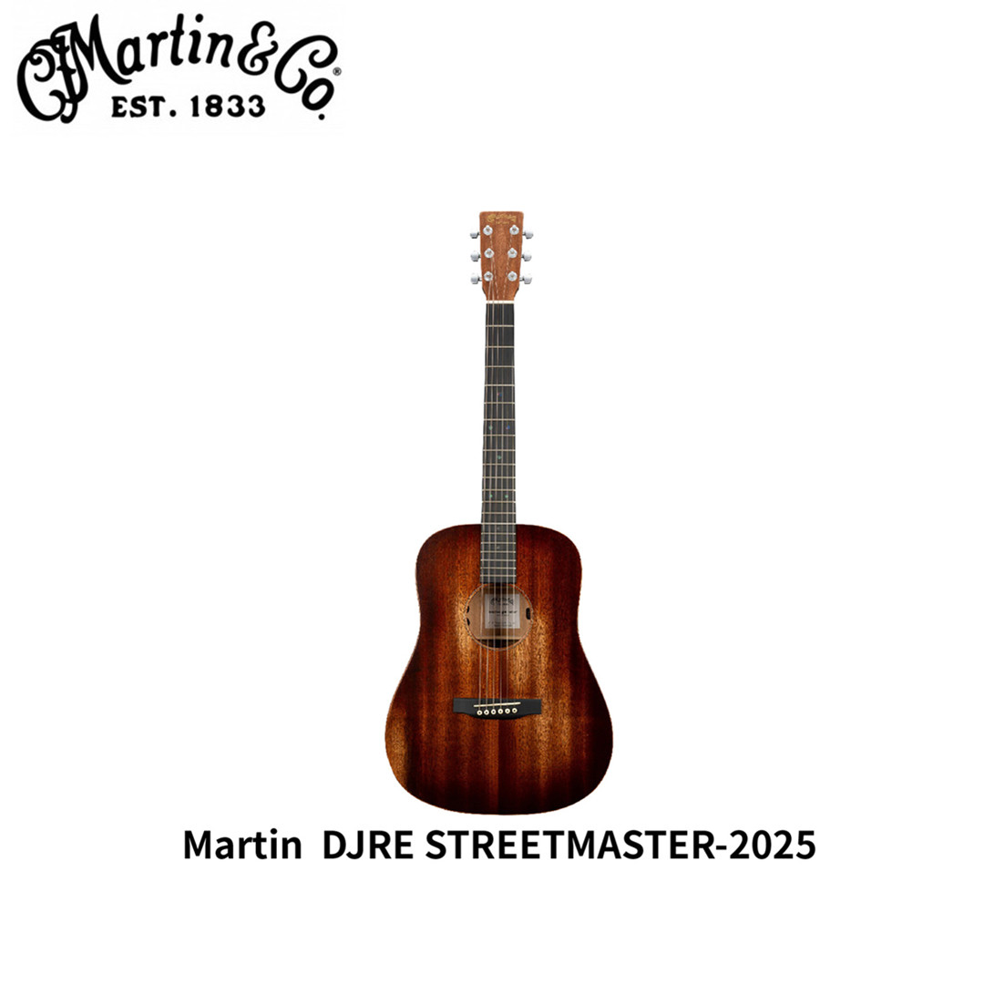 Martin吉他DJRE STREETMASTER-2025 新版电箱民谣木吉他马丁吉他