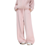 FDR官方店 抽绳收腰直筒长裤 软糯摇粒绒抓绒宽松卫裤 男女2026春季