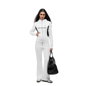 FDR官方店 上衣 显瘦开衫 辣妹高领连帽小拼接撞色卫衣女春季 修身