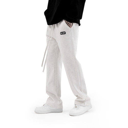 FDR 国潮高街抽绳运动裤子男情侣直筒卫裤宽松阔腿长裤休闲裤男装