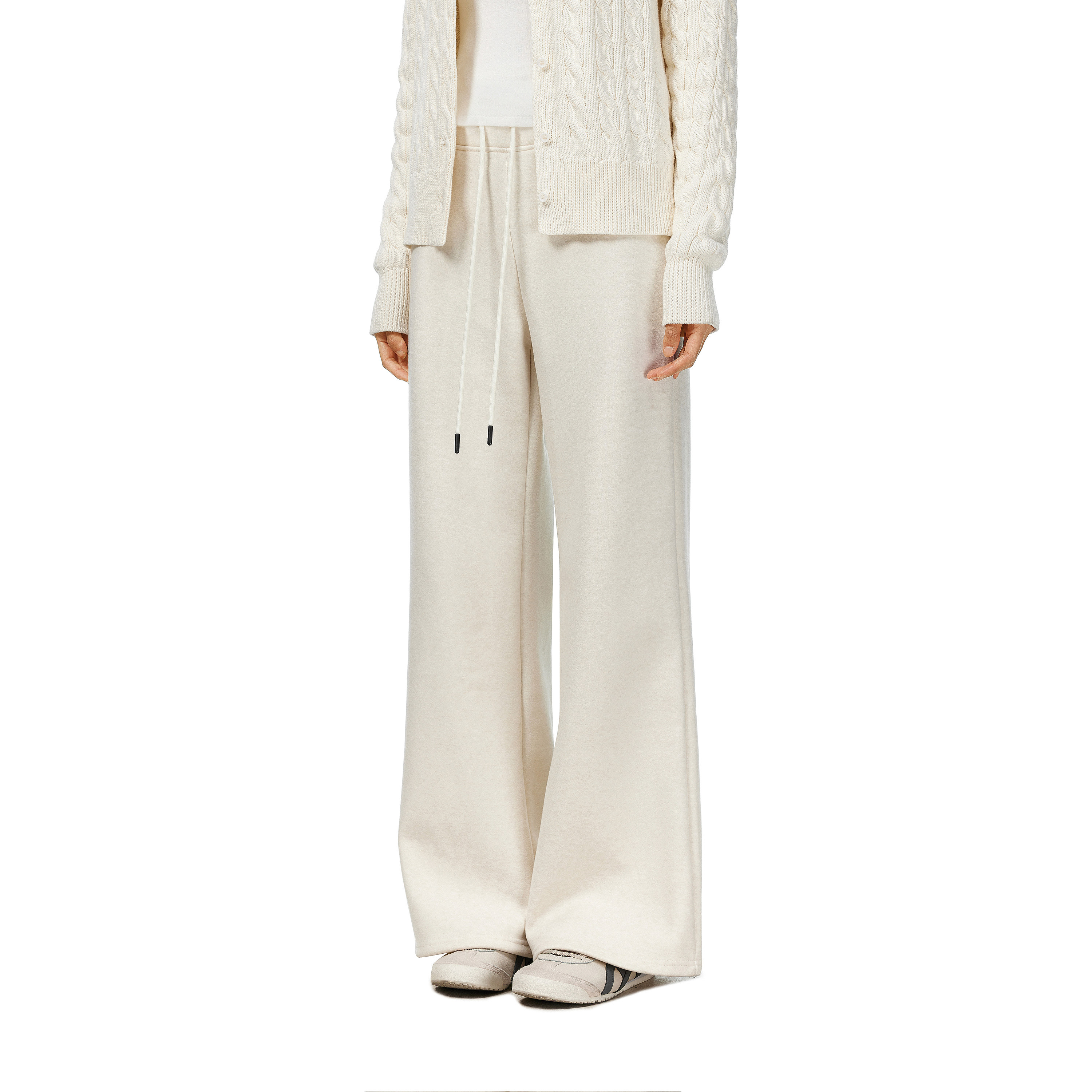 FDR官方店 纯色阔腿高腰休闲宽松微喇显瘦巨好看加绒卫裤长裤女,男装,卫裤,淘宝优惠券,粉丝福利购,淘宝优惠卷