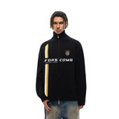 FDR官方店 街头情侣高领上衣 美式 复古运动撞色开衫 毛衣男女秋冬季