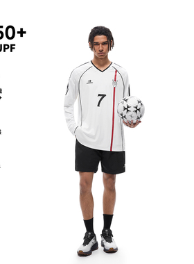 FDR官方店 织带V领速干长袖t恤男女春夏季美式凉感运动上衣球衣