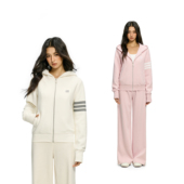 华夫格连帽拉链卫衣男款 开衫 春季 修身 外套女 2026新款 FDR官方店