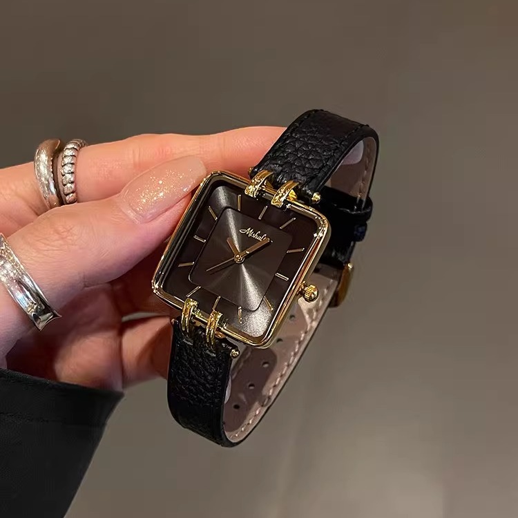 复古轻奢小众学生手表