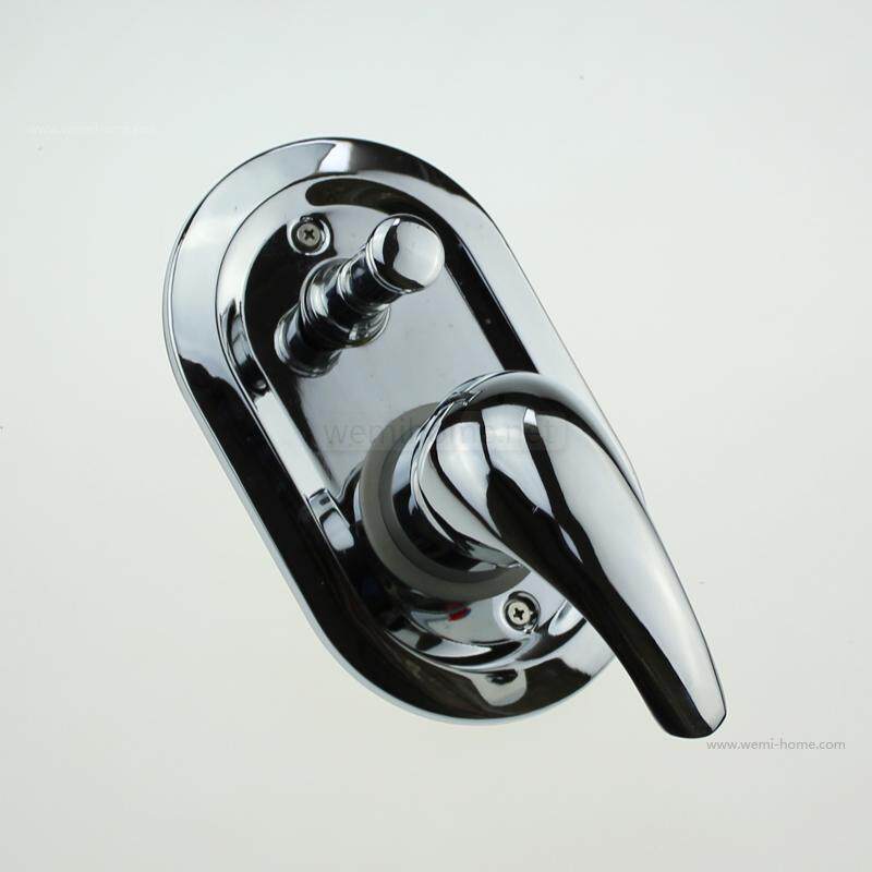 老款式整体淋浴房龙头大面板龙头提拉二档位混水阀中心距65mm配件