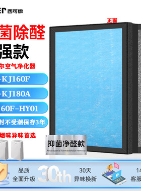 适配海尔空气净化器过滤网KJ160F-HY01/KJ180A/HY-KJ160F高效滤芯