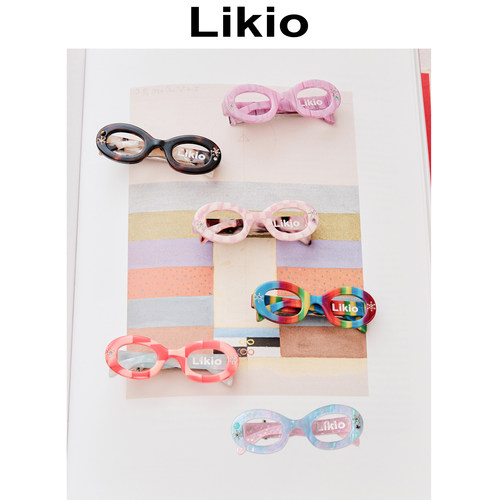 Likio Pop趣味眼镜立体边夹