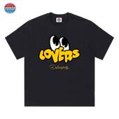 Lovers眼睛 国潮重磅纯棉短袖 男女同款 Dalaiinfinity t恤新款 发