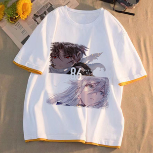 86不T恤的战区动漫周边衣服芙拉迪蕾娜米利泽男短袖存在夏季潮t
