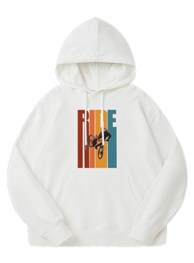 esbike登山车自行车骑行俱乐部连帽运动衫男女运动休闲衣服春秋冬