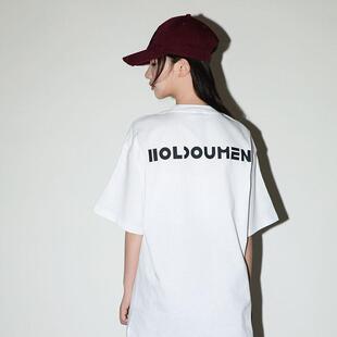 后陡门Holdoumen经典系列logo基础印花T holdoumen 后陡门短袖