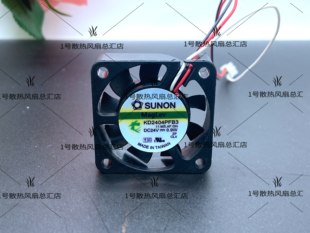 SUNON KD2404PFB3 24V 0.9W 4CM 4010 3线 报警信号变频器风扇