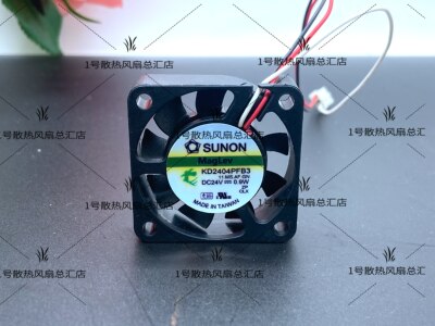 SUNON KD2404PFB3 24V 0.9W 4CM 4010 3线 报警信号变频器风扇