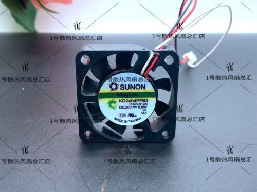SUNON KD2404PFB3 24V 0.9W 4CM 4010 3线 报警信号变频器风扇