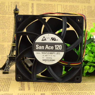 三洋SANACE120 9GV1248P1J01 DC48V 0.75A 服务器风扇.